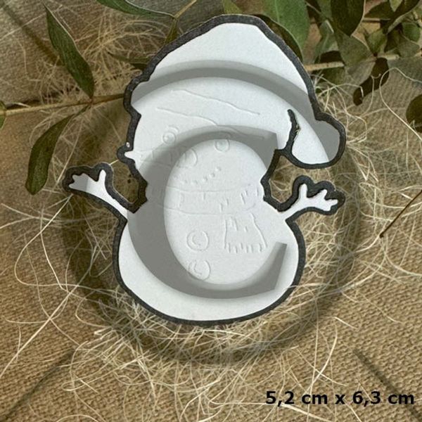 Papirdesign Dies PD 1489 - Snømann 2