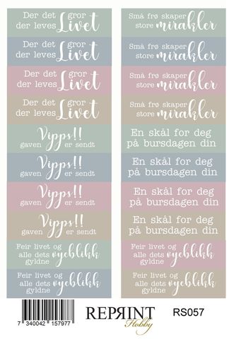 Hovedbilde Reprint -  Paper Stickers - 11x16 cm - RS057 - The Pottery