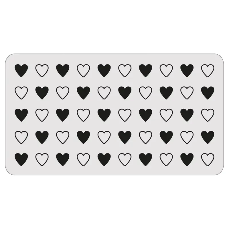 Sizzix - Thinlits - 666860 - Vault Love Notes +2D Texture Fades
