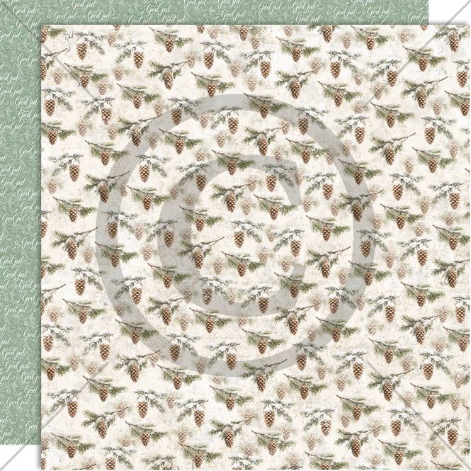Hovedbilde Papirdesign - 12x12 - PD 1720 - Juleminner - Julekongler