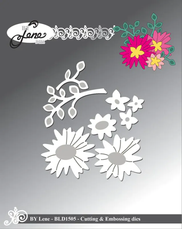 By Lene - Dies - BLD1505 - Flowers