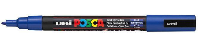 Hovedbilde Uni POSCA - PC-3M - Fine 0,9-1,3mm - 33 - Blue