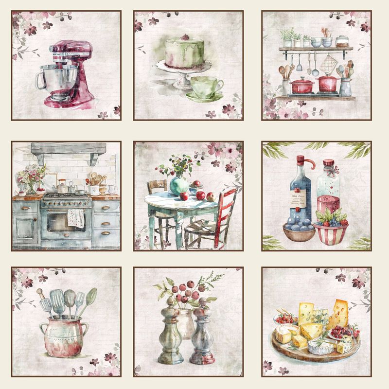 Reprint - 12x12 - RP0638 - Kitchen - Tags