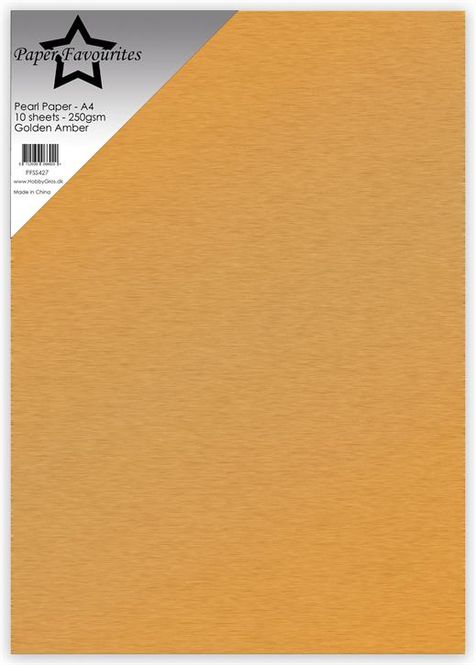 Hovedbilde Paper Favourites - A4 - Pearl Paper - 427 - Golden Amber - 10pk