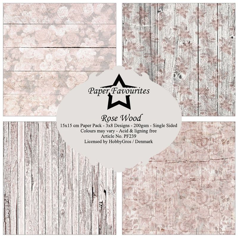 Paper Favourites - 6x6 Paper Pad - PF239 - Rose Wood