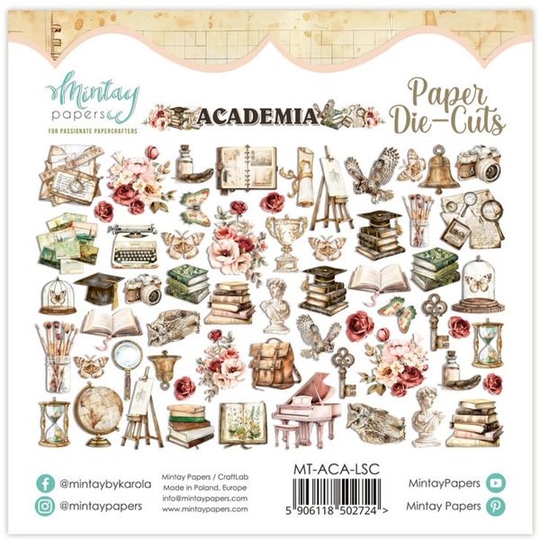 Mintay - ACA - Academia - Paper Die-Cuts - 60 pcs
