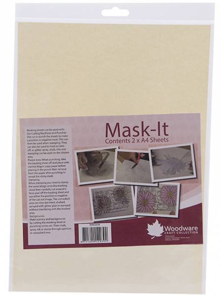 Woodware - Mask-It A4 Sheets - 2 pk