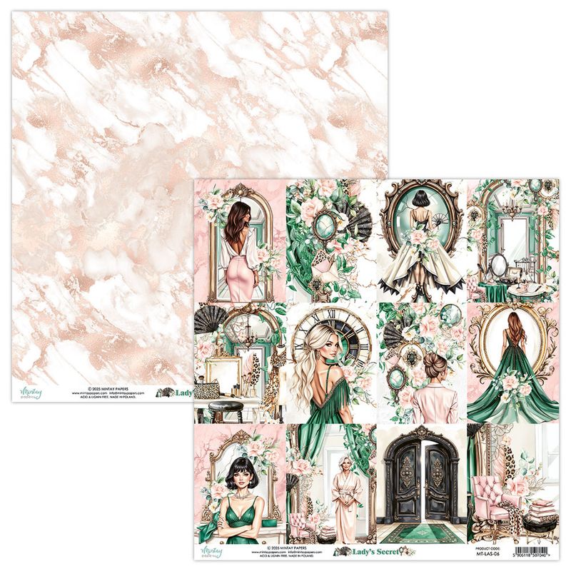 Mintay - LAS - 8x8 Paper Pad - Lady's Secret