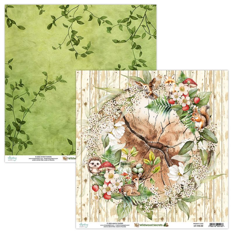 Mintay - WIS - 12x12 Paper Set - Wildwood Secrets