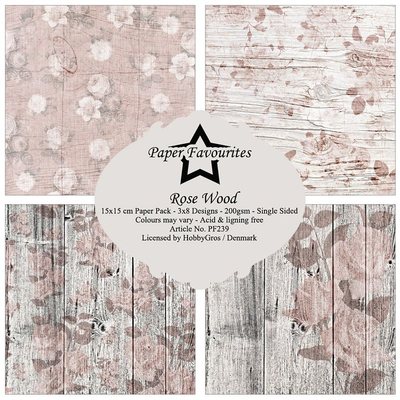 Paper Favourites - 6x6 Paper Pad - PF239 - Rose Wood