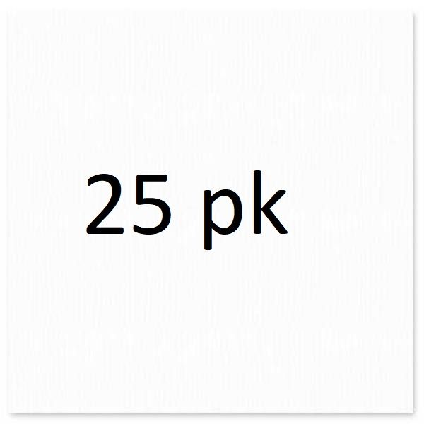 Canvas Cardstock - 12x12 - 101 - White - 25 pk 