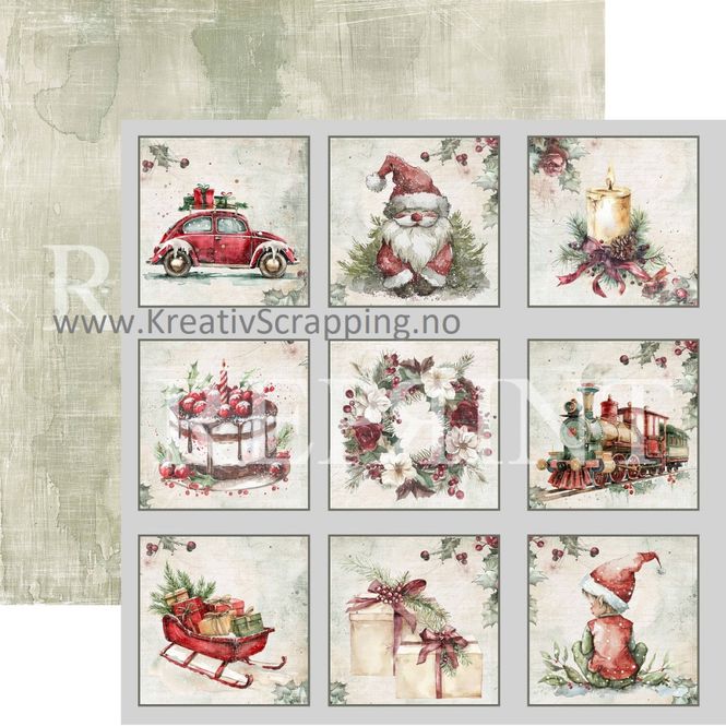 Hovedbilde Reprint - 12x12 - RP0654 - Xmas - Tags