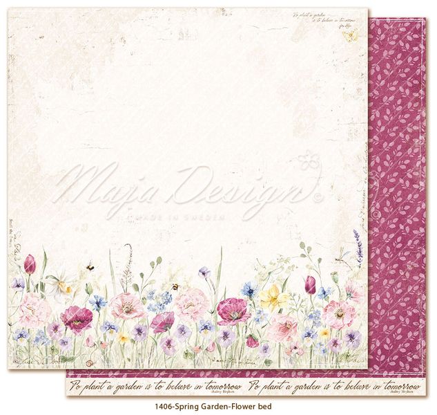 Maja Design - 1426 - Spring Garden - 12x12 Paper Pack - inkl monochromes