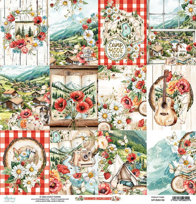 Hovedbilde Mintay - SUM - 12x12 - Summer Highlands - 06 - Picture Sheet
