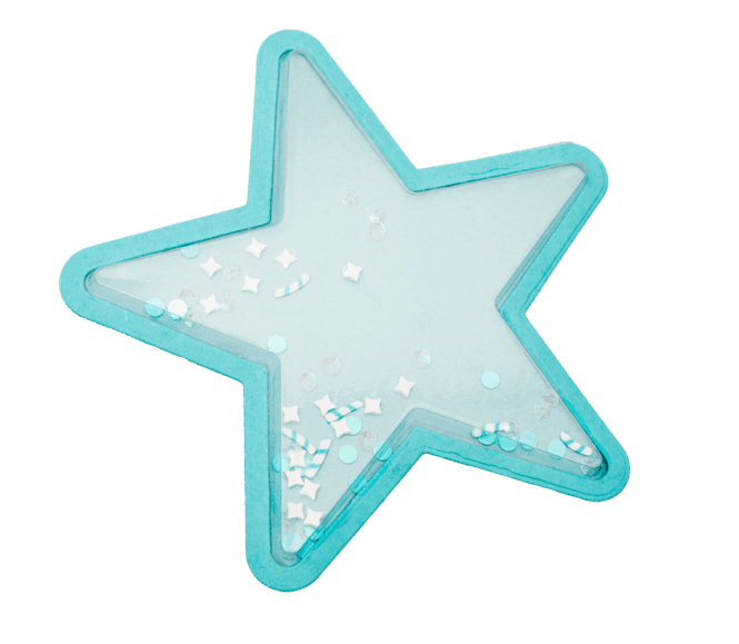Hovedbilde Studio Light - BLIS07 - Shaker Blisters - Big Star - 8,5 x 9 cm