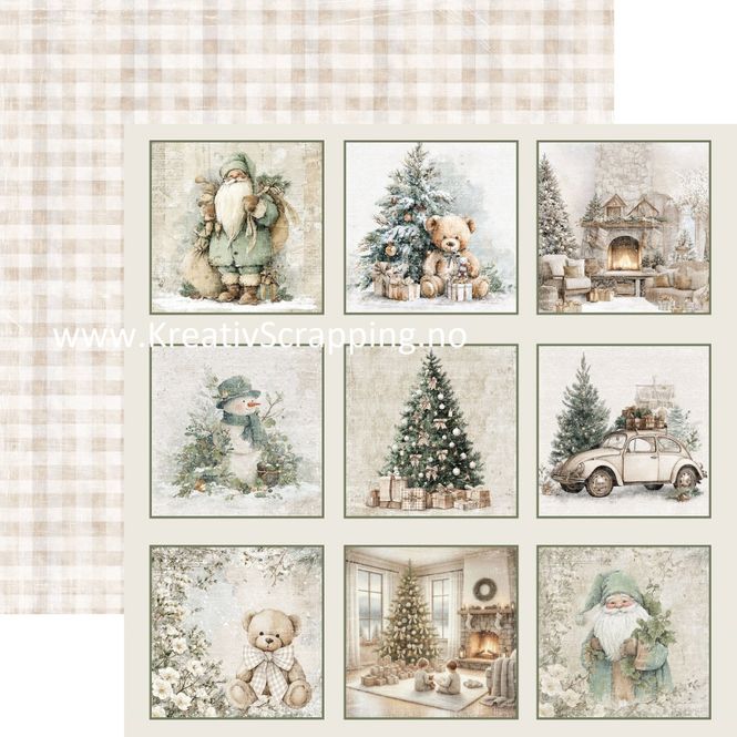 Hovedbilde Reprint - 12x12 - RP0769 - Cozy Christmas - Tags