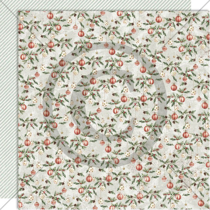 Papirdesign - 12x12 -  PD 1709->1726 - Juleminner - Alle ark i serien 18stk