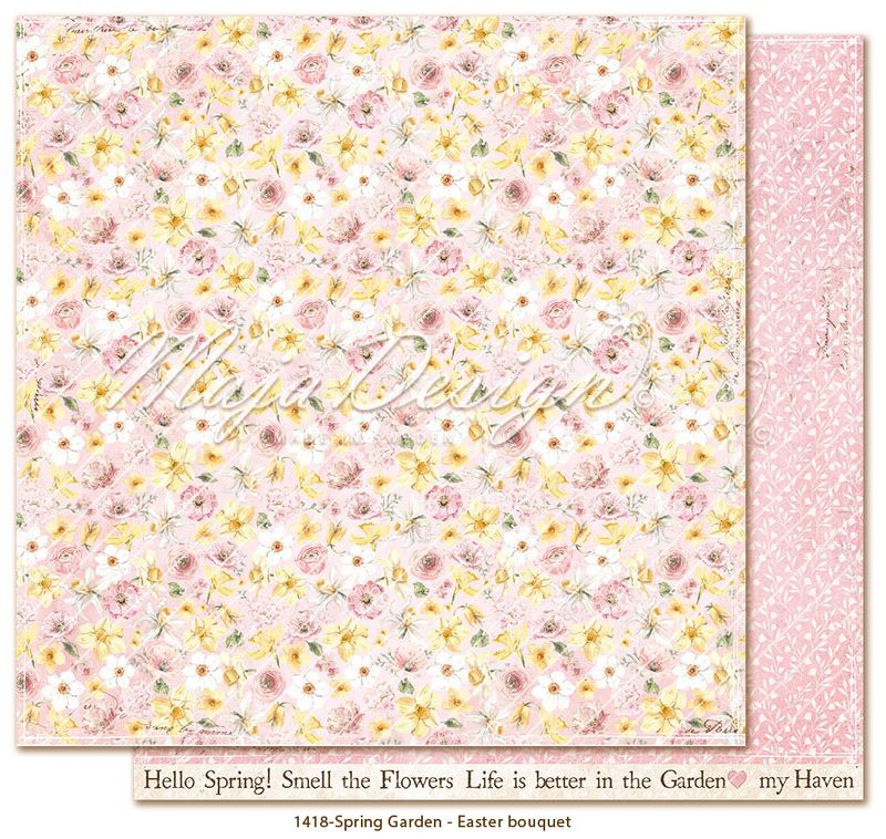 Maja Design - 1426 - Spring Garden - 12x12 Paper Pack - inkl monochromes