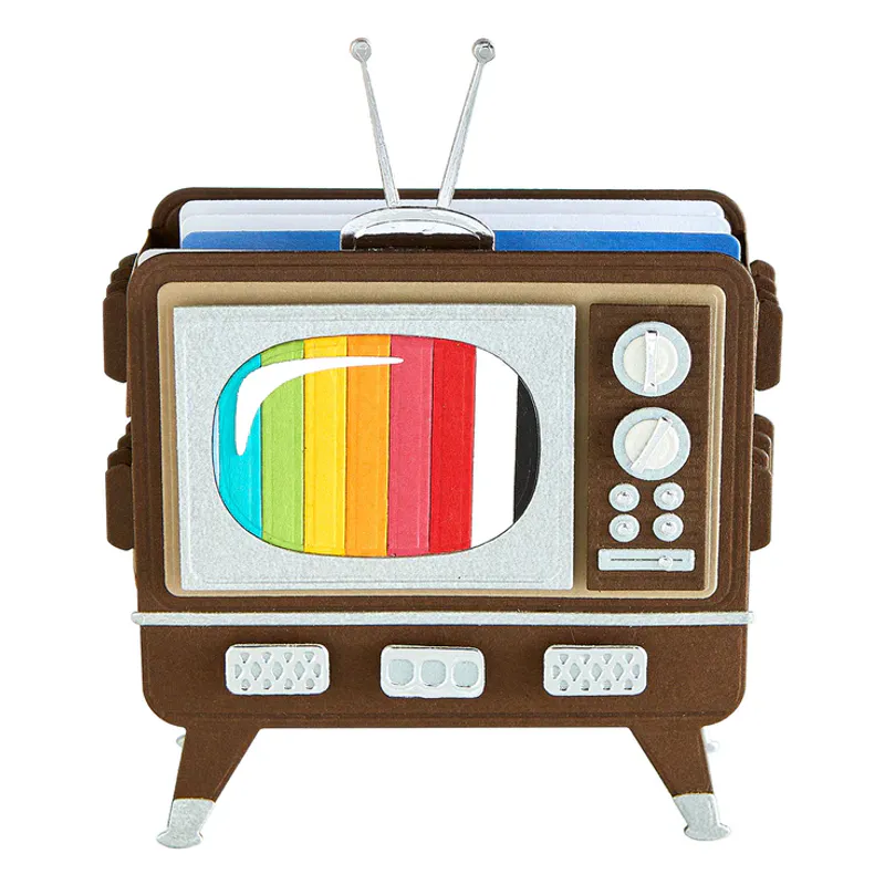 Spellbinders - S5-517 - Dies -  3D Vignette Retro Television