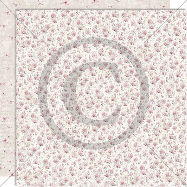 Papirdesign - 12x12 - PD 1466 - Ungdomstid - Blomsterglad