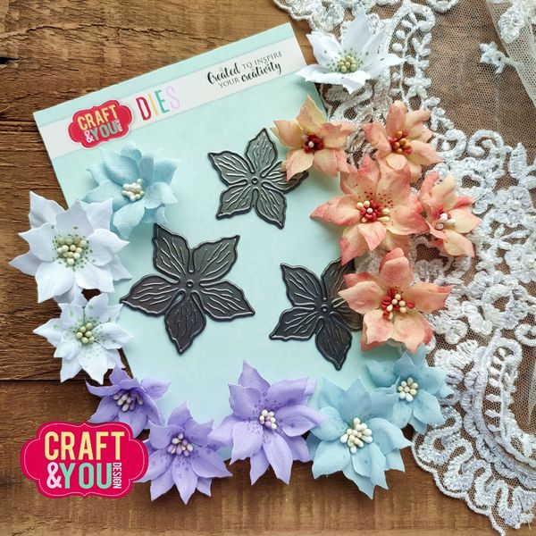Craft & You - Dies - CW285 - Magda's Desert Rose