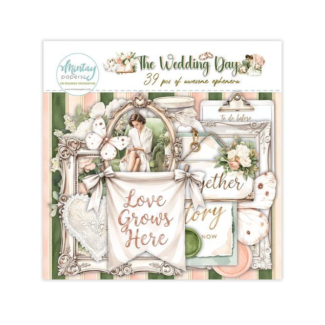 Hovedbilde Mintay - TWD - The Wedding - Paper Ephemera - 39 pcs