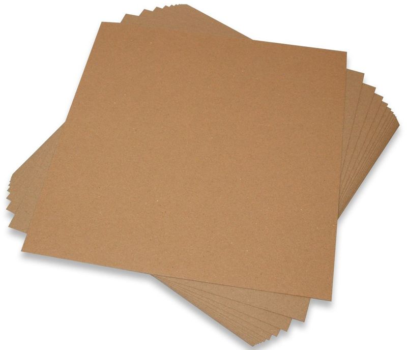 Craft UK - 12x12 Cardstock - 280 g - Kraft - 20 stk