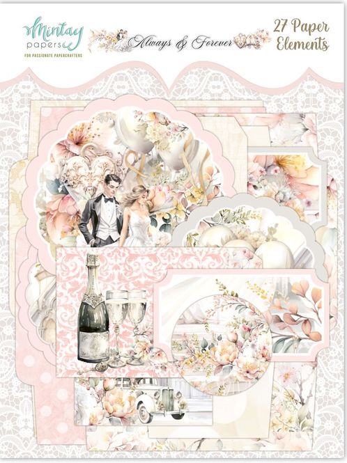 Hovedbilde Mintay - ALF - Always & Forever - Paper Elements - 27 pcs
