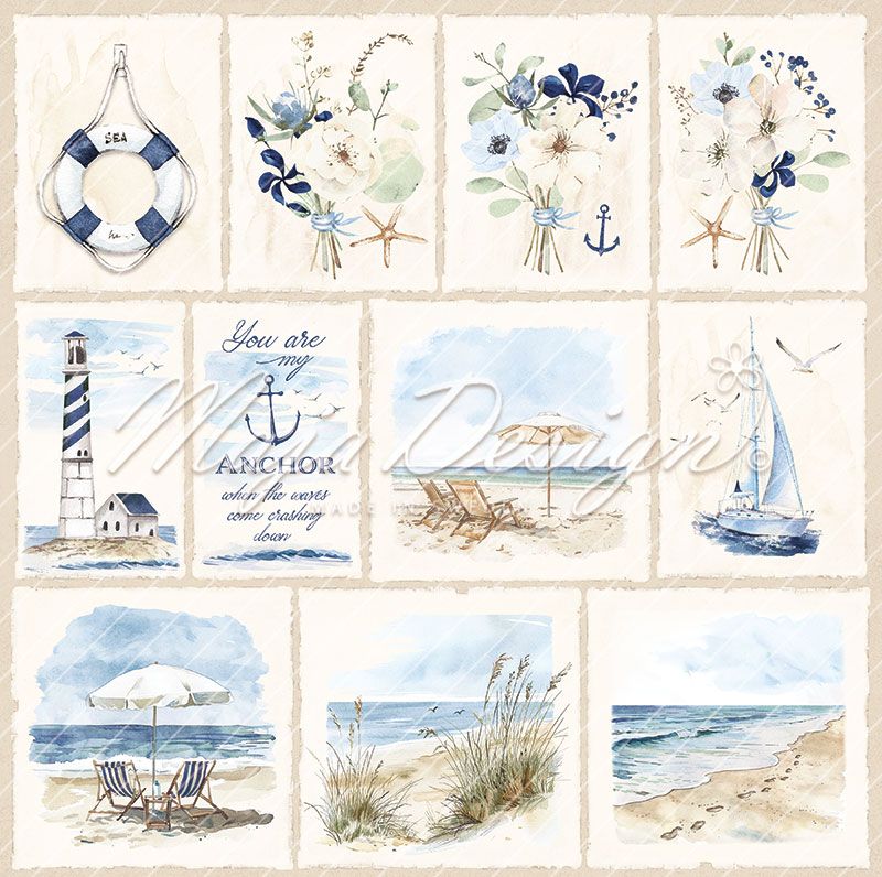 Maja Design - 1357 - Seaside - Ephemera