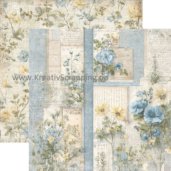 Reprint - 12x12 - RP0757 - Summer Meadow - Whispering Flowers