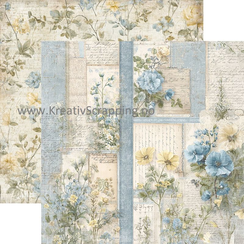 Reprint - 12x12 - RP0757 - Summer Meadow - Whispering Flowers