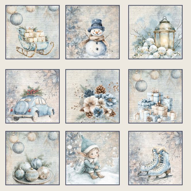 Hovedbilde Reprint - 12x12 - RP0664 - Winter Vibes - Tags
